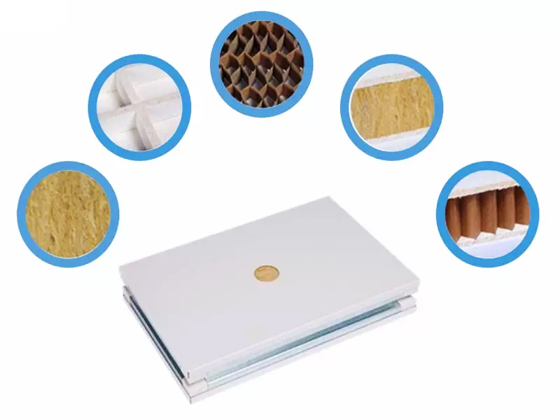 巖棉玻鎂夾芯板,凈化板材 巖棉玻鎂夾芯板,凈化板材