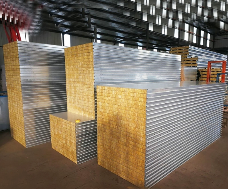 巖棉玻鎂夾芯板,凈化板材 巖棉玻鎂夾芯板,凈化板材