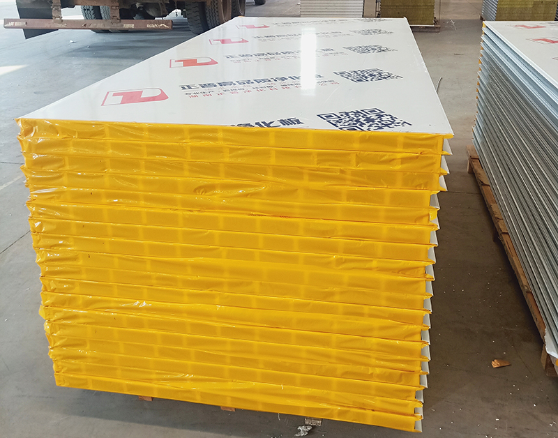 巖棉玻鎂夾芯板,凈化板材 巖棉玻鎂夾芯板,凈化板材