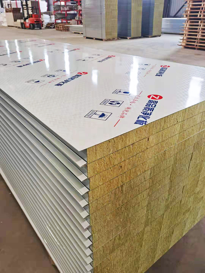 巖棉玻鎂夾芯板,凈化板材 巖棉玻鎂夾芯板,凈化板材