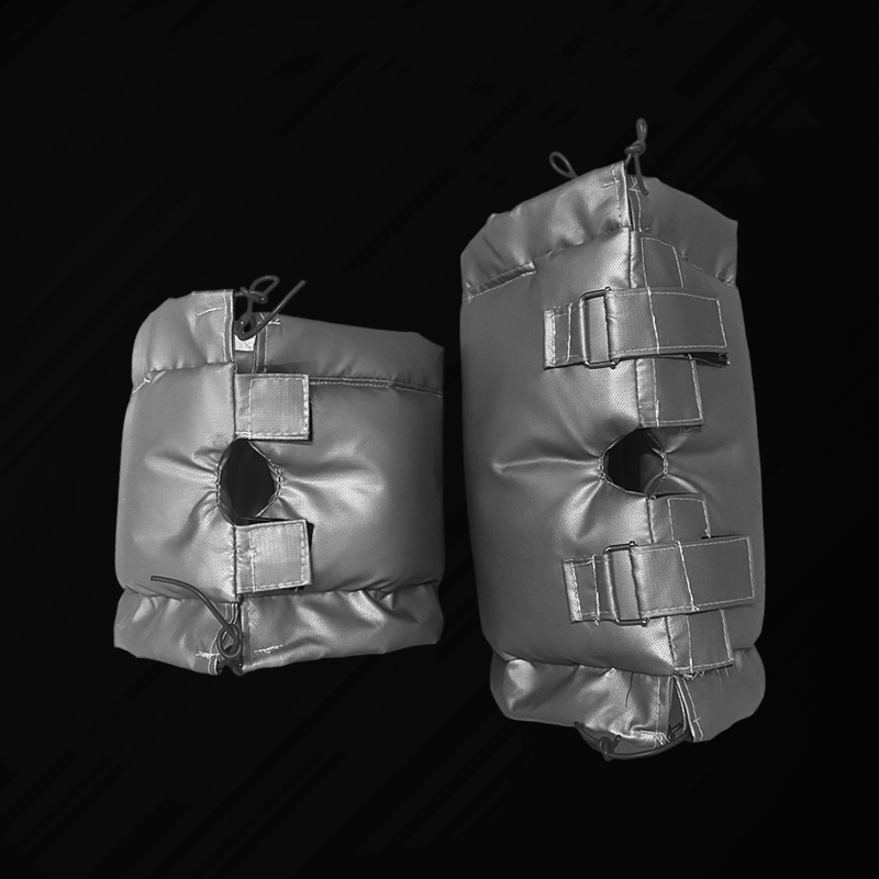 可拆卸管道法蘭球閥閥門耐高溫蒸氣保溫套隔熱罩柔性衣絕緣定制